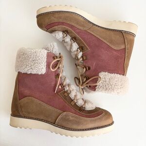 Overland | Loren Wool Lined Water Resistant Leather Suede Boots